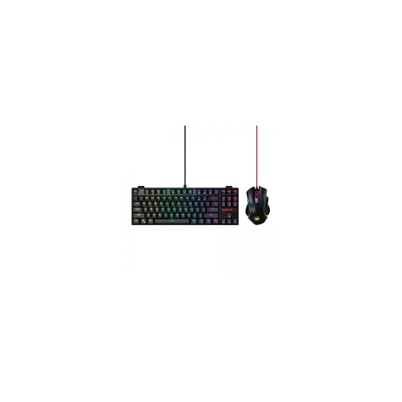 COMBO REDRAGON KUMARA+GRIFFIN K552RGB-BA TECLADO+MOUSE NEGROSKU: 6950376774583