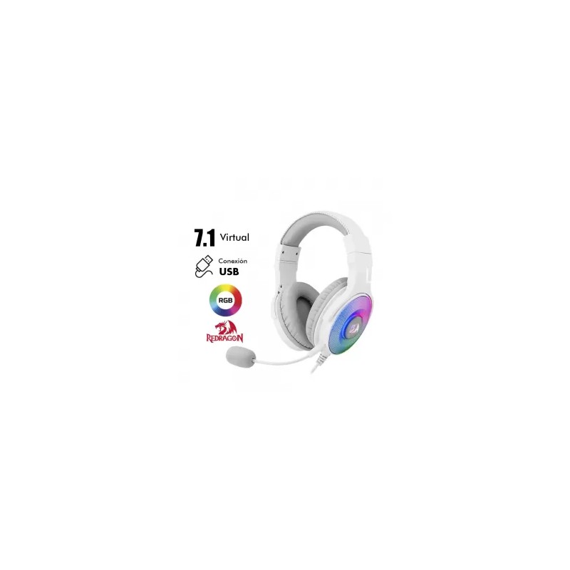 AUDIFONO REDRAGON PANDORA H350 | USB | 7.1 | RGB | BLANCOSKU: 71363467739306