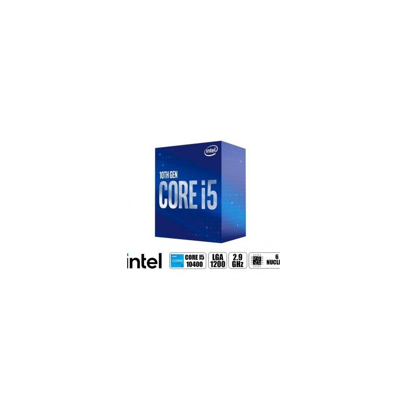 PROCESADOR INTEL CORE I5 10400 2.9GHZ HASTA 4.30 GHZ, 12MB, 6 NUCLEOS, GRÁFICOS INTEGRADO UHD 630, LGA 1200
