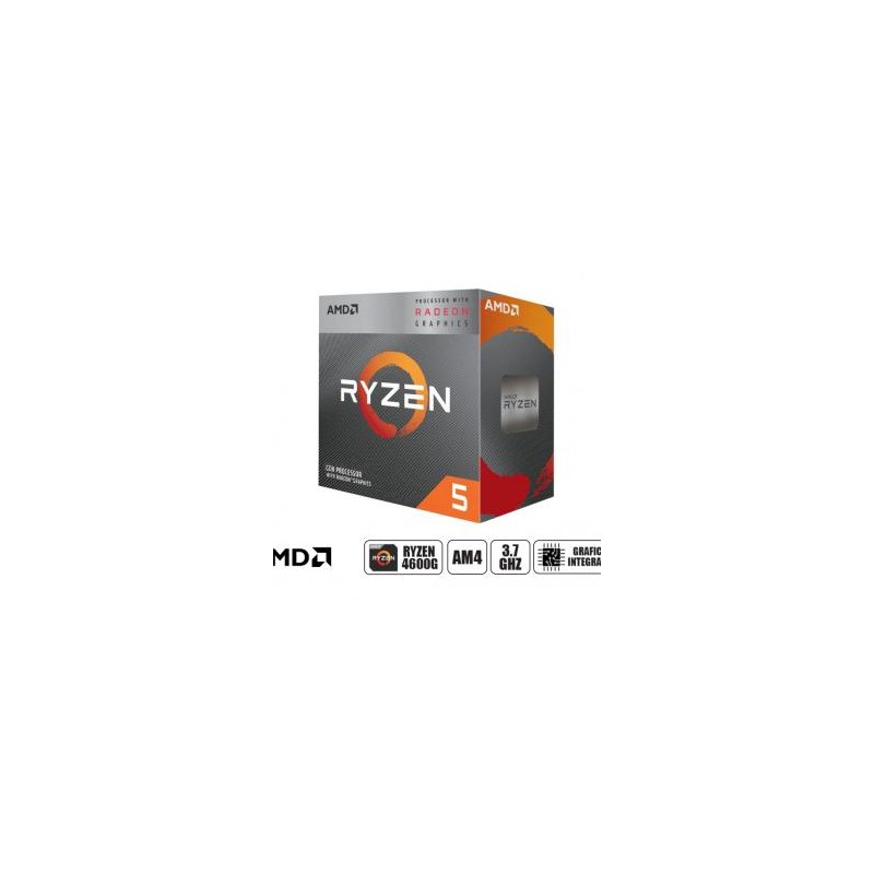 PROCESADOR AMD RYZEN 5 4600G 3.7GHZ, 8MB, 6 NUCLEOS, GRAFICO RADEON VEGA 7, AM4