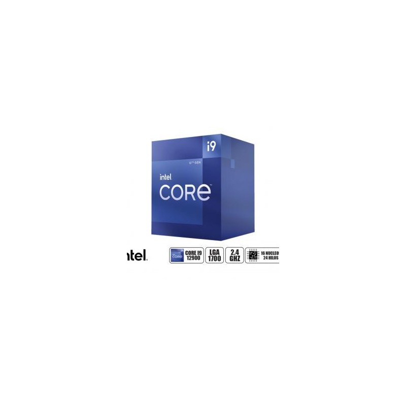 PROCESADOR INTEL CORE I9 12900 2.4 GHZ HASTA 3.9 GHZ Y 5.0 GHZ, 30MB, 16 NUCLEOS, GRAFICO INTEGRADO UHD 770, LGA 1700