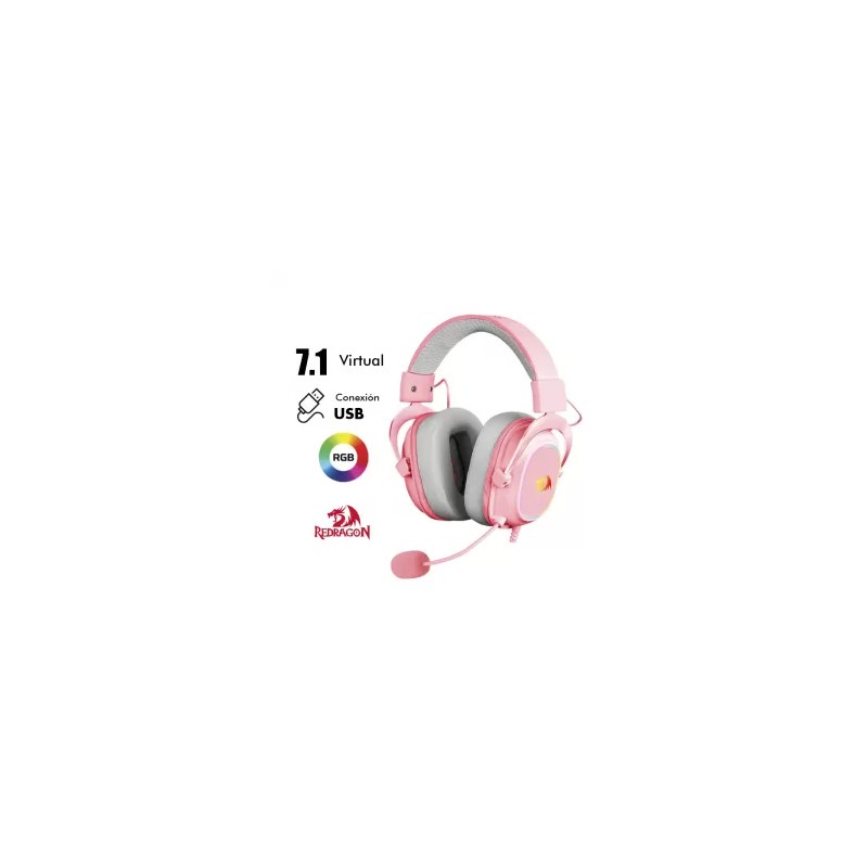 AUDIFONO REDRAGON ZEUS X H510 | USB | 7.1 | RGB | ROSASKU: 71365533672911