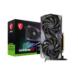 TARJETA DE VIDEO MSI RTX 4060TI 8GB, GAMING X, GDDR6 GEFORCE NVIDIA 128 BITS, 2 VENTILADORES GRAFICO PARA VIDEOJUEGOS, 2 VENTILA
