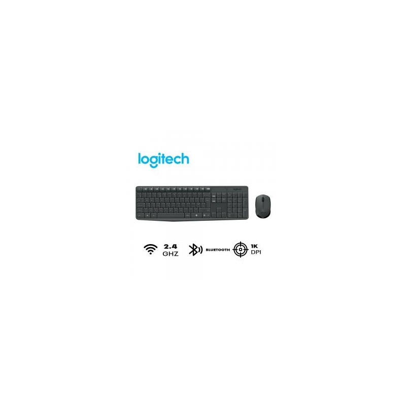 COMBO LOGITECH MK235 INALAMBRICO TECLADO + MOUSESKU: 097855120199