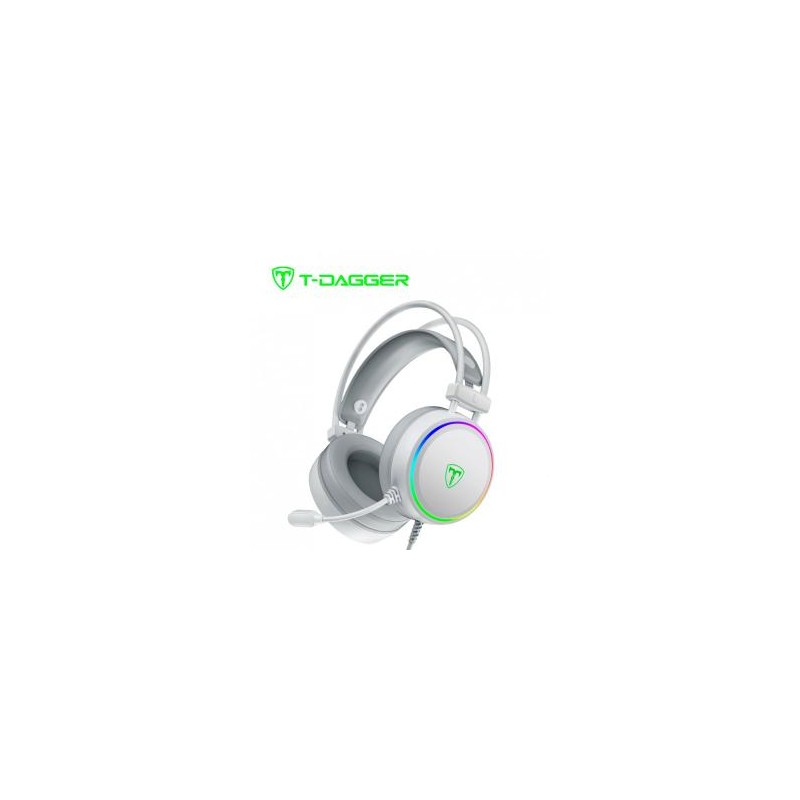 AUDIFONO T-DAGGER SONA T-RGH304W | USB | 7.1 | RGB | BLANCOSKU: 71380739415468