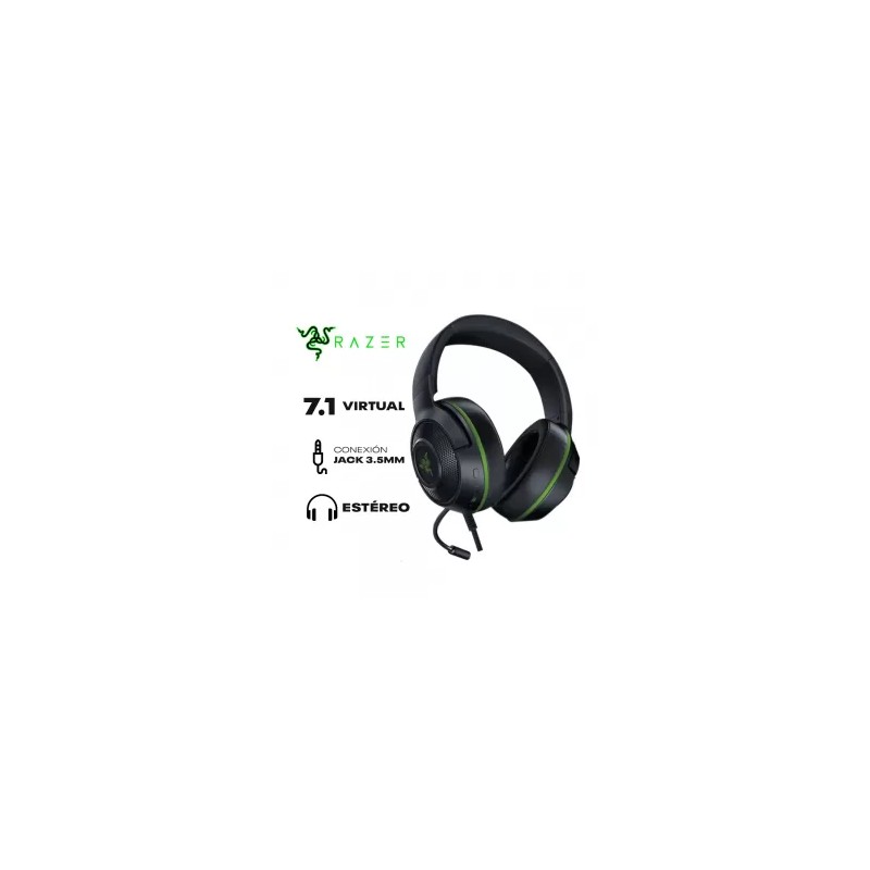 AUDIFONO RAZER KRAKEN X FOR CONSOLE GREEN  3.5MM  ESTEREOSKU: 71381908729094