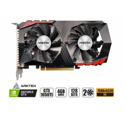 TARJETA DE VIDEO ARKTEK GTX 1050 TI 4GB DDR5 NVIDIA FUSION 128 BITS