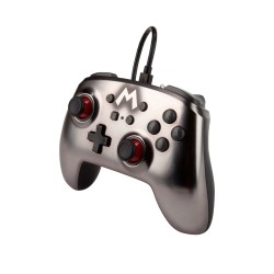 MANDO NINTENDO SWITCH POWERA ENHANCED WIRED – MARIO SILVERSKU: 617885024368
