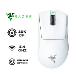 MOUSE RAZER DEATHADDER V3 PRO INALAMBRICO 30,000 DPI  BLANCOSKU: 71382810126128