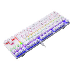 TECLADO T-DAGGER BORA T-TGK313 | MECANICO | SW-RED | RAINBOW | BLANCOSKU: 71382517771253