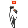 Audífonos in ear con micrófono JBL T110 cable plano, conector 3.5 mm, control de música y llamadas, negroSKU: 050036355469