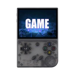 CONSOLA RETRO PORTÁTIL ANBERNIC RG35XX NEGRO TRANSPARENTESKU: 71486593846146