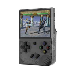 CONSOLA RETRO PORTÁTIL ANBERNIC RG35XX NEGRO TRANSPARENTESKU: 71486593846146