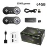 CONSOLA RETRO MINI M8 PRO +15,000 JUEGOS 64GB MANDOS NES NEGROSSKU: 679330697435